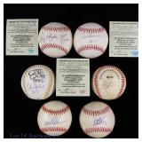 Cubs Legends Signed Baseballs (6)