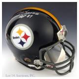 Joe Greene HOF 87 Signed FS Helmet W/COA