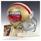 Joe Montana Signed FS HOF Helmet W/COA