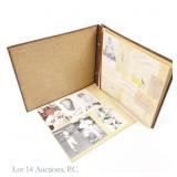 Scrap Book Signed Baseball Photos