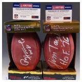 Paul Hornung & Jim Taylor Signed Footballs (PSA)