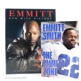 Emmitt Smith Run With & The Zone Signed Books COA