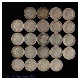 US 90%-Silver Roosevelt 10c ASW 1.6 Ozt. (23)