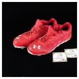 Raul Ibanez Signed Game Used Cleats