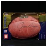 Jim Brown Autographed Football (JSA/Mears LOA)