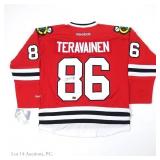 Blackhawks Teuvo Teravainen Signed Jersey (COA)