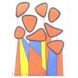 Alexander Calder 'Homage' Original Print w/ COA