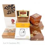 8 Classic Cigar Boxes - EMPTY