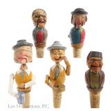 Anri Carved Wooden Mechanical Bottle Stoppers (5)