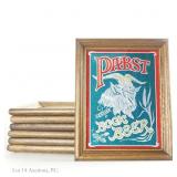 Seven Framed Bar Mirrors