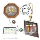 Vintage Lighted Bar Signs (3)