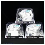 Chicago Bears Signed Ice Alternative Helmets (3)