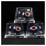 Bears Super Bowl XX Signed Mini Helmets (3)