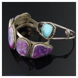 Two Sterling Silver Cuff Bracelets