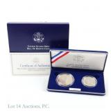 1993-S US Silver James Madison 2-Coin Proof Set