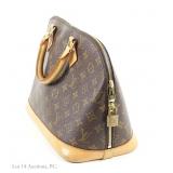 Louis Vuitton Alma Monogram Leather Bag