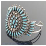 Native American Sterling Silver Cuff