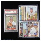 1950s / 1960s Topps Baseball Cards (8)