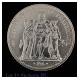 1970 France Silver 10 Francs 'Hercules' (*GEM BU)