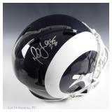 Marshall Faulk Signed FS Rams Helmet (Radtke)