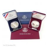 1993s & 2004p US 90%-Silver Proof Com $1s, 2