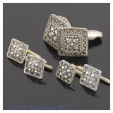 John Hardy Sterling Silver Cufflinks & Tux Buttons
