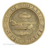 Cook County IL Court House Brass Door Knob