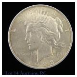 1923 (P) US 90%-Silver Peace Dollar (*BU)