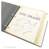 Lou Grant Complete Script (Cast Autographed)
