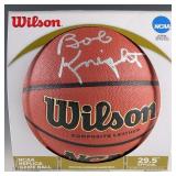 Bob Knight Signed Basketball (Schwartz)