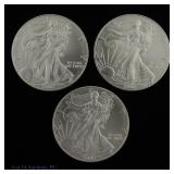 2002 (W) American Silver Eagle $1 Bullion (BU), 3