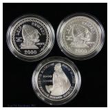 2000 (P) Iceland & US 90%-Silver Coins, 3