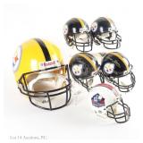Pittsburgh Steelers Signed Mini Helmets + More