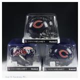 Bears Fencik Perry Briggs Signed Mini Helmets