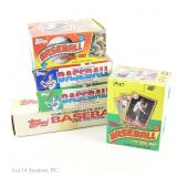 1987 & 1988 Topps Baseball Card Boxes (5)