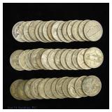 US 35%-Silver Jefferson WW2 Nickels (40)