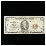 1929 US $100 Fed Reserve Note Brown Seal (*VF)