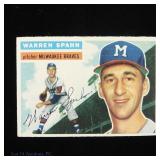 1956 Topps Warren Spahn GB Baseball Card