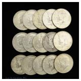 US 40%-Silver Kennedy Half Dollars (15)
