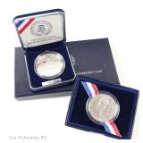 1992 US 90%-Silver Prf/Unc White House $1s, 2