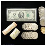 Various US Coins & Note ($42 Face Value)
