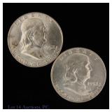 1952-D US Silver Franklin 50c (*CH BU), 2