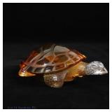 Lalique 'Caroline' Amber Turtle, France