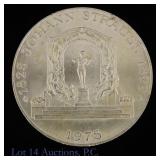 1975 Austria 64%-Silver 100 Schilling (*GEM BU)