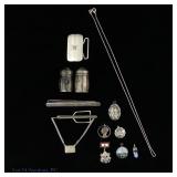 Tie Clips, Salt Shakers, Pendants, Most Sterling