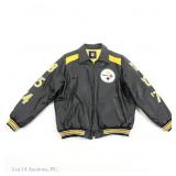 Pittsburgh Steelers Super Bowl Leather Jacket (XL)