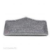 Judith Leiber Black Crystal Clutch Bag