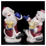 Anzengruber Keramik Santa Candle Holders (2)