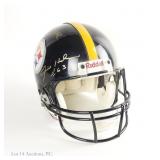 Greene Greenwood ++ Signed FS Steelers Helmet