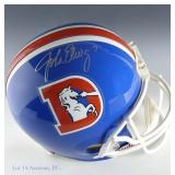 John Elway Sgd Denver Broncos FS Helmet (JE Cert)
